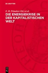 Book cover of Die Energiekrise in der kapitalistischen Welt by E. M. Primakov