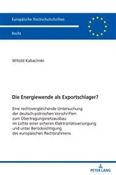 Book cover of Die Energiewende als Exportschlager? by Witold Kabacinski