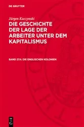 Book cover of Die englischen Kolonien by Jürgen Kuczynski