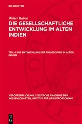 Book cover of Die Entwicklung der Philosophie im alten Indien by Walter Ruben