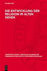 Book cover of Die Entwicklung der Religion im Alten Indien by Unknown