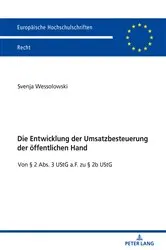 Book cover of Die Entwicklung der Umsatzbesteuerung der oeffentlichen Hand by Svenja Wessolowski