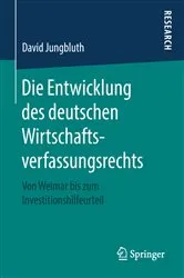 Book cover of Die Entwicklung des deutschen Wirtschaftsverfassungsrechts by Unknown