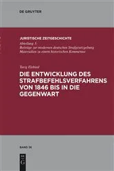 Book cover of Die Entwicklung des Strafbefehlsverfahrens von 1846 bis in die Gegenwart by Tarig Elobied