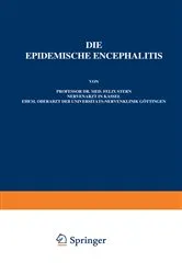 Book cover of Die Epidemische Encephalitis (2nd ed.) by Felix Stern