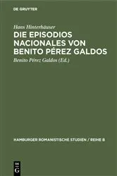 Book cover of Die Episodios nacionales von Benito Pérez Galdos by Unknown