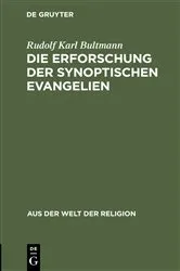 Book cover of Die Erforschung der synoptischen Evangelien by Unknown