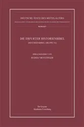 Book cover of Die Erfurter Historienbibel by Rudolf Bentzinger
