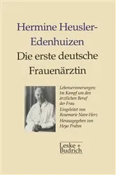 Book cover of Die erste deutsche Frauenärztin Lebenserinnerungen by Hermine Heusler-Edenhuizen