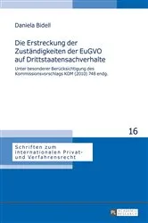 Book cover of Die Erstreckung der Zustaendigkeiten der EuGVO auf Drittstaatensachverhalte by Unknown