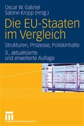 Book cover of Die EU-Staaten im Vergleich (3rd ed.) by Unknown