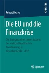 Book cover of Die EU und die Finanzkrise by Unknown