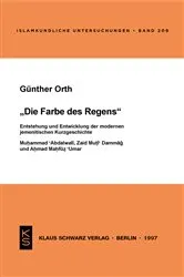 Book cover of Die Farbe des Regens by Günther Orth