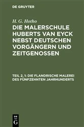 Book cover of Die flandrische Malerei des fünfzehnten Jahrhunderts by H. G. Hotho