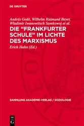 Book cover of Die „Frankfurter Schule“ im Lichte des Marxismus by Erich Hahn
