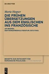 Book cover of Die frühen Übersetzungen aus dem Englischen ins Französische by Unknown