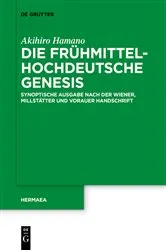 Book cover of Die frühmittelhochdeutsche Genesis by Akihiro Hamano