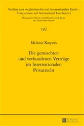 Book cover of Die gemischten und verbundenen Vertraege im Internationalen Privatrecht by Heinz-Peter Mansel