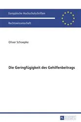 Book cover of Die Geringfuegigkeit des Gehilfenbeitrags by Oliver Schoepke