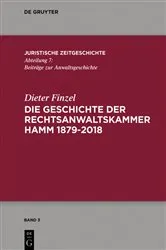 Book cover of Die Geschichte der Rechtsanwaltskammer Hamm by Dieter Finzel