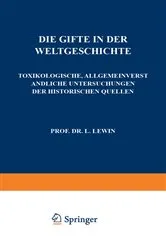 Book cover of Die Gifte in der Weltgeschichte by L. Lewin