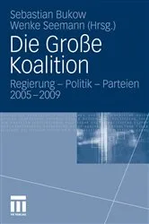 Book cover of Die Große Koalition by Sebastian Bukow