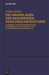Book cover of Die Grundlagen der besonderen Insolvenzanfechtung by Unknown
