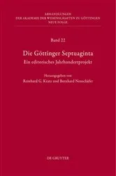 Book cover of Die Göttinger Septuaginta by Reinhard G. Kratz