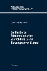 Book cover of Die Hamburger Buehnenmanuskripte von Schillers Drama «Die Jungfrau von Orleans» by Unknown
