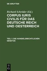 Book cover of Die handelsrechtlichen Gesetze (2nd ed.) by Richard Schröder