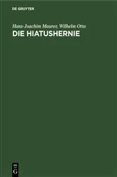 Book cover of Die Hiatushernie by Hans-Joachim Maurer