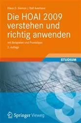 Book cover of Die HOAI 2009 verstehen und richtig anwenden (2nd ed.) by Klaus D. Siemon