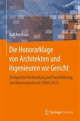 Book cover of Die Honorarklage von Architekten und Ingenieuren vor Gericht by Ralf Averhaus