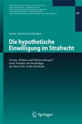 Book cover of Die hypothetische Einwilligung im Strafrecht by Nike Hengstenberg