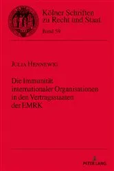 Book cover of Die Immunitaet internationaler Organisationen in den Vertragsstaaten der EMRK by Julia Hennewig