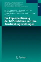 Book cover of Die Implementierung der GCP-Richtlinie und ihre Ausstrahlungswirkungen by Erwin Deutsch