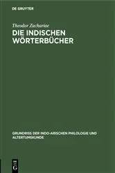 Book cover of Die indischen Wörterbücher by Unknown