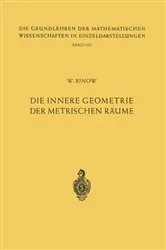 Book cover of Die innere Geometrie der metrischen Räume by Unknown