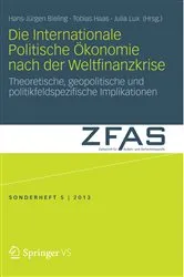 Book cover of Die Internationale Politische Ökonomie nach der Weltfinanzkrise by Hans-Jürgen Bieling