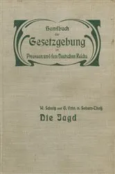Book cover of Die Jagd by W. Schultz