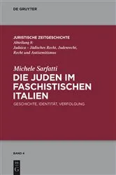 Book cover of Die Juden im faschistischen Italien by Michele Sarfatti