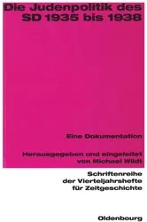 Book cover of Die Judenpolitik des SD 1935 bis 1938 by Institut Fuer Zeitgeschichte