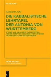 Book cover of Die kabbalistische Lehrtafel der Antonia von Württemberg by Reinhard Gruhl