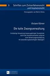 Book cover of Die kalte Zwangsverwaltung by Unknown