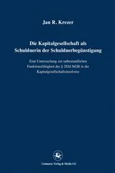 Book cover of Die Kapitalgesellschaft als Schuldnerin der Schuldnerbegünstigung by Unknown