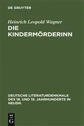 Book cover of Die Kindermörderinn by Heinrich Leopold Wagner