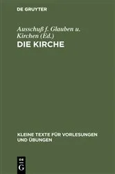 Book cover of Die Kirche by Ausschuß f. Glauben u. Kirchen