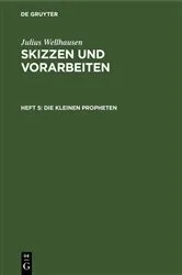 Book cover of Die kleinen Propheten by Julius Wellhausen