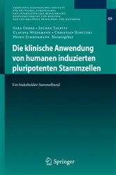 Book cover of Die klinische Anwendung von humanen induzierten pluripotenten Stammzellen by Sara Gerke