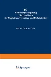 Book cover of Die Kohlenoxydvergiftung by L. Lewin